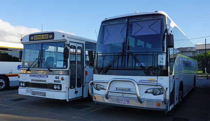 Stonestreets Leyland Tiger PMC 48 & Mercedes OH1830 BCI 5525